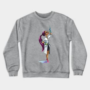 Female Scientist Crewneck Sweatshirt